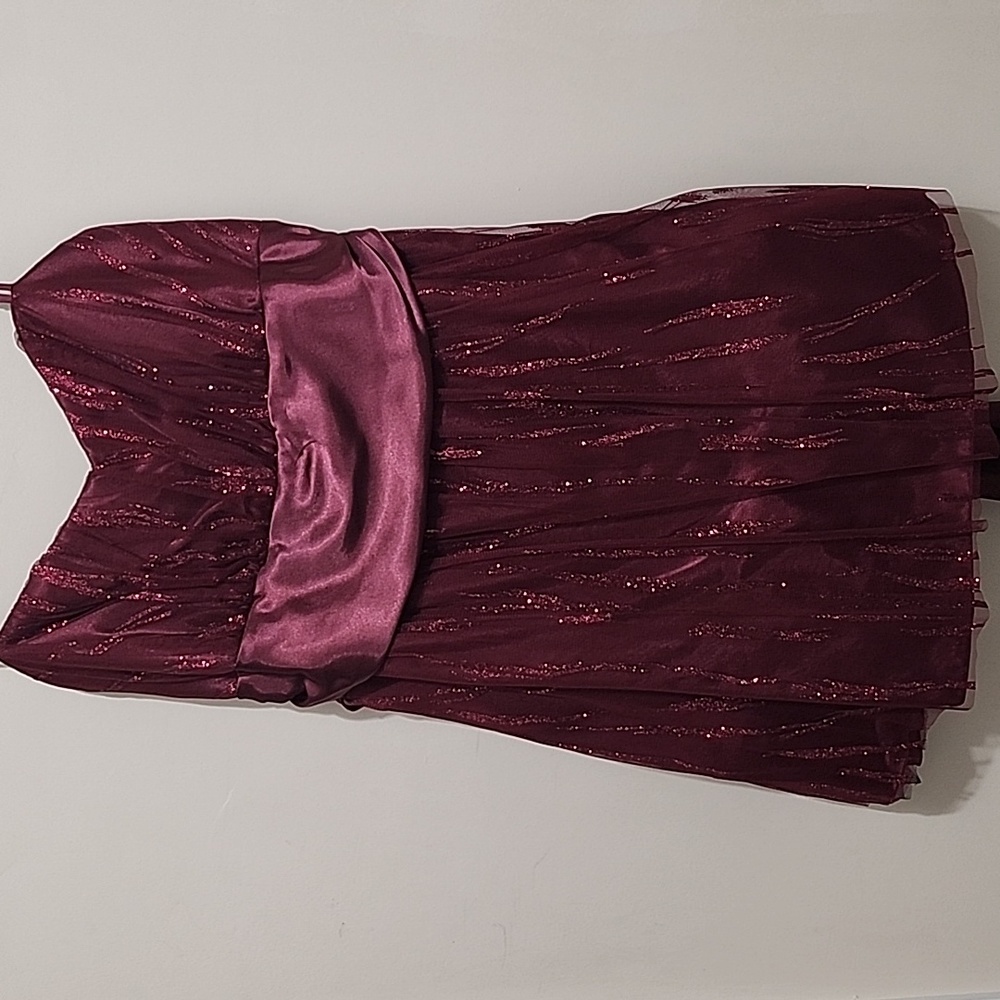 deb Dress - Wine Red